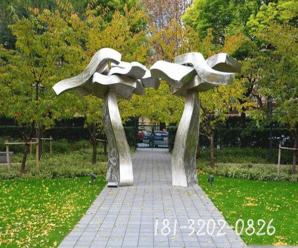 不锈钢抽象树不锈钢景观雕塑