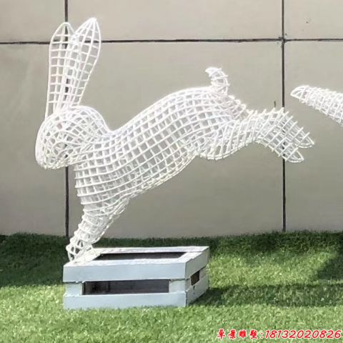 各种姿势镂空兔