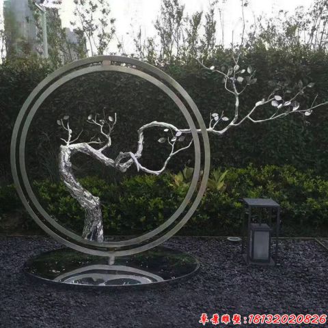 公园圆环树枝