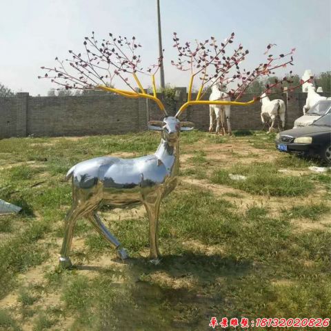 梅花鹿镜面