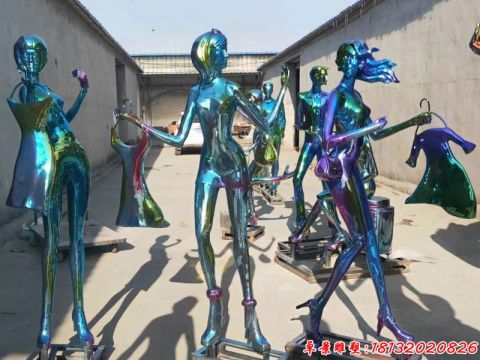 城市购物人物