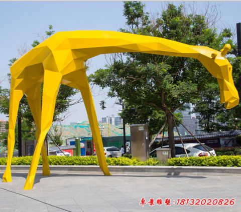 公园长颈鹿景观