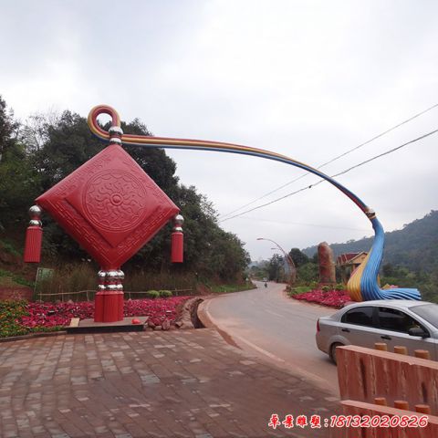 城市中国结景观