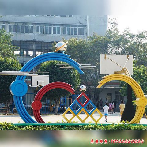 彩色抽象海浪 