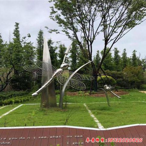 镂空蜻蜓景观