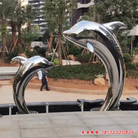 小区镜面海豚 