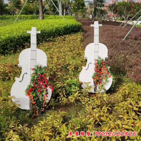 公园小提琴景观