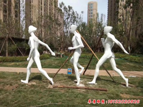 户外竞走人物