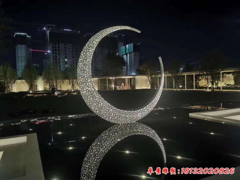 小区月亮景观