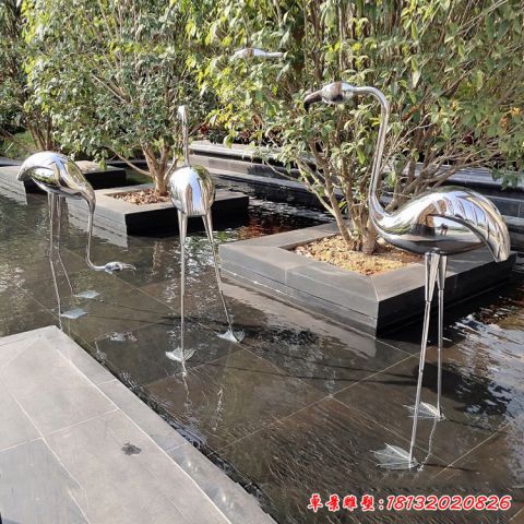 小区火烈鸟