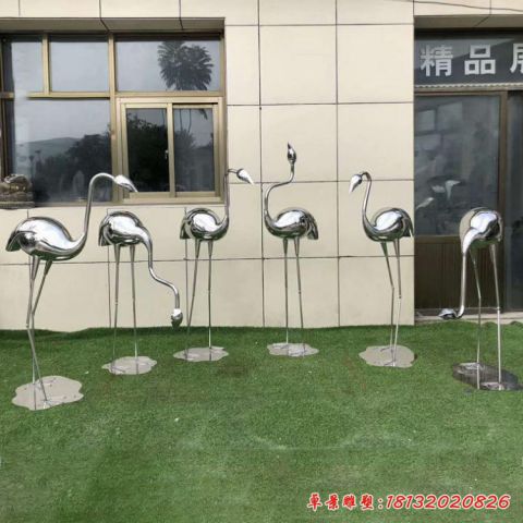 火烈鸟抽象