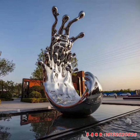 景区镜面海浪