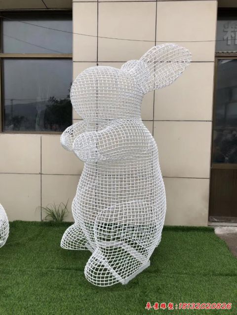 镂空兔子编织
