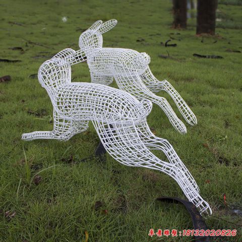 镂空兔子动物