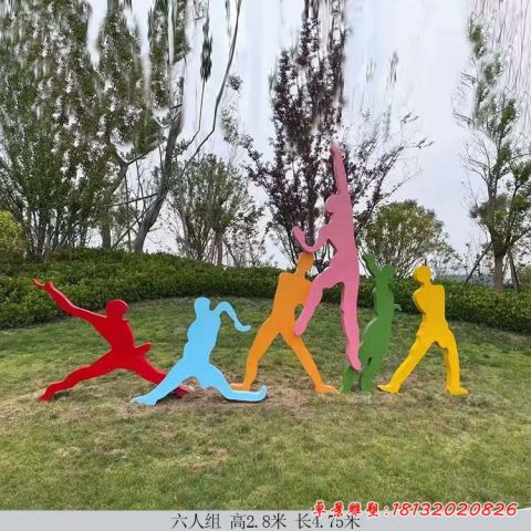 运动人物剪影