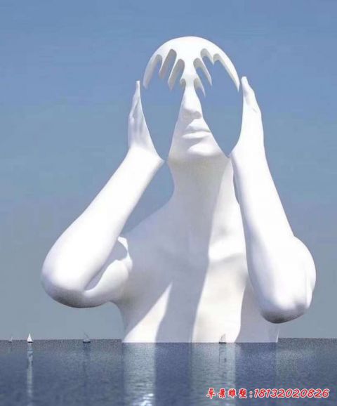 抽象镂空人物