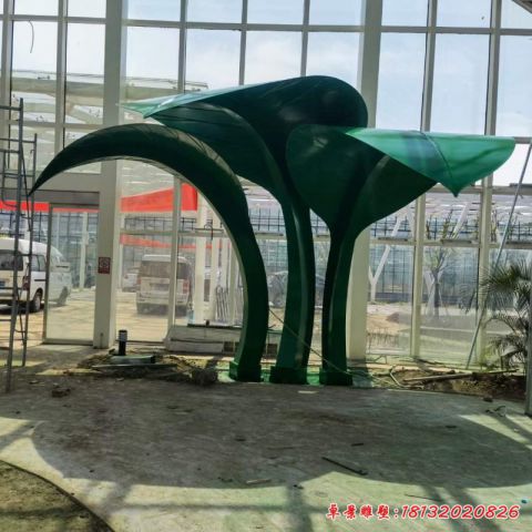 绿色树叶景观
