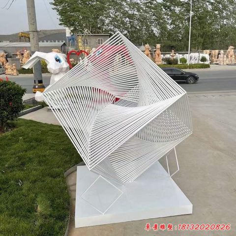 镂空魔方景观