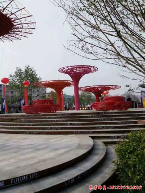 镂空花树