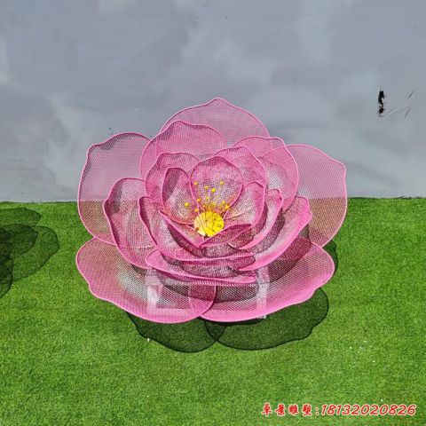 镂空花朵景观