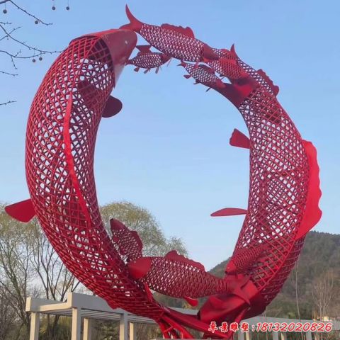 镂空圆环景观