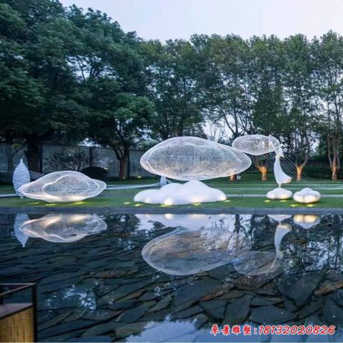 镂空云朵景观