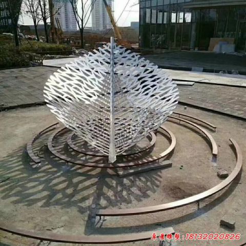 镂空树叶景观