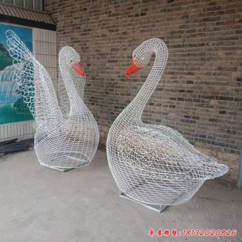 镂空天鹅动物