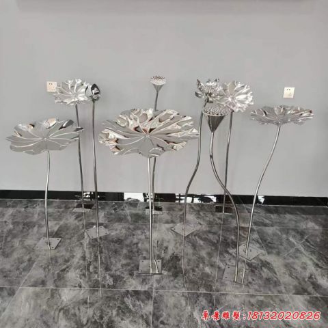 荷花镜面