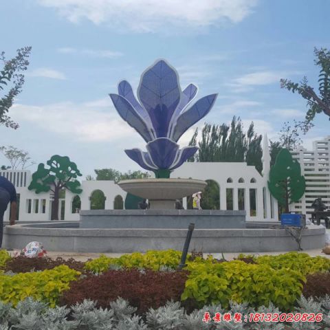 镂空花朵景观