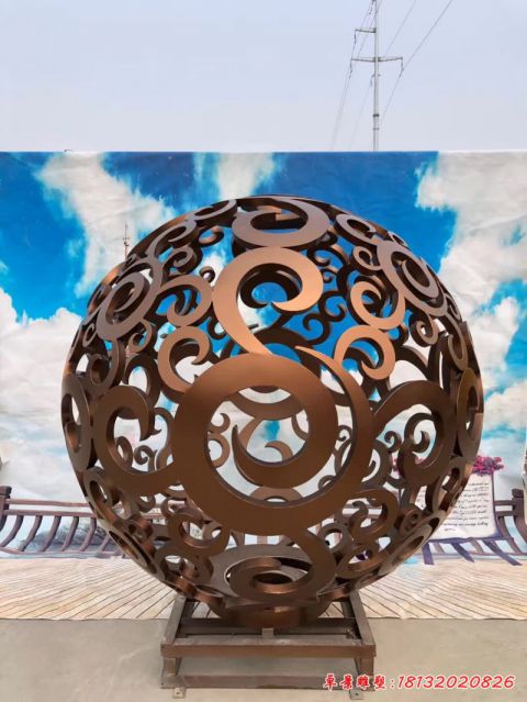 镂空球景观