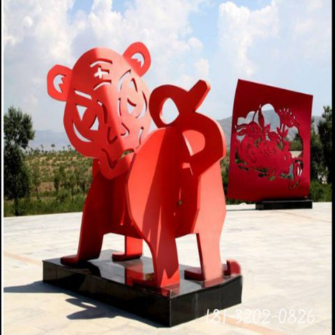 广场剪纸
